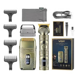 Combo Maquina Vgr V-649 Patillera + Shaver 