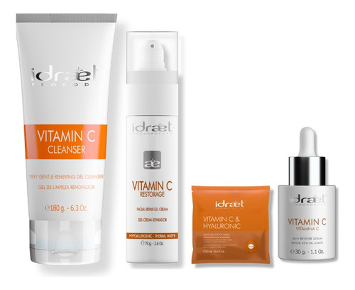 Kit Rutina Skincare Vitamina C Revitalizante Idraet