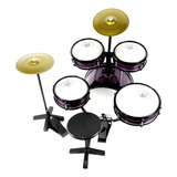 Bateria Infantil Profissional Completa C/ Chimbal Baquetas