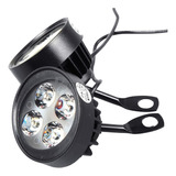 Juego X2 Faros Led Auxiliar Soporte Al Espejo Moto