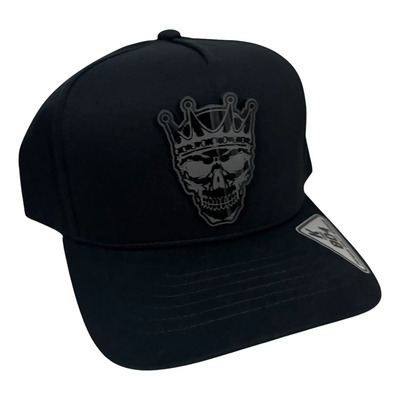 Gorra Calavera Cráneo Bélico Placa Negra Premium Rg Caps | Meses sin interés
