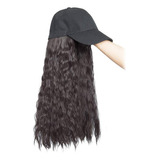 1 Gorra De Béisbol Ajustable Con Extensión De Cabello