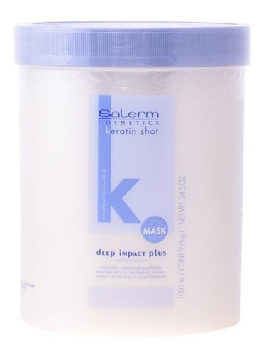 Deep Impact Plus Keratin Shot Salerm De 1000ml Mascarilla