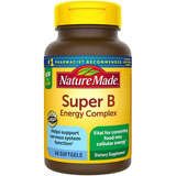 Nature Made Super Complejo B Energia 60 Softgels Vitamina B Sabor N/a