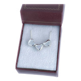 Cadena 3 Dijes Corazones O Estrellas Chicos Plata 925 (mg07)