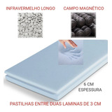 Pillow Top Magnético + Infravermelho Viscoelástico Gel Solt