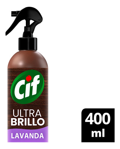 Limpiador Lustra Mueble Ultra Brillo Lavanda 400ml Gatillo