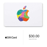 Tarjeta Gift Card Apple  - Itunes 30 Usd - Solo Eeuu