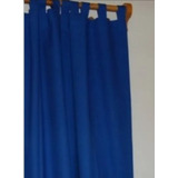 Panel De Cortina Trabillas Azul Rey 1.24 Ancho X 1.00 Alto