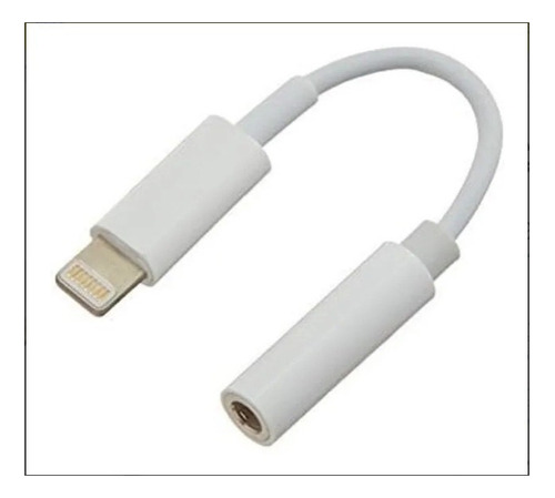 Cable Adaptador iPhone A Audio 3.5 Mm Para Audífonos