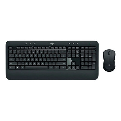 Kit de teclado y mouse inalámbrico Logitech MK540 Español España de color negro | Meses sin interés