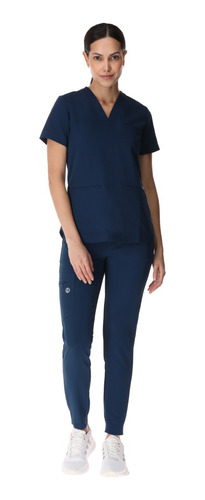 Mediform Uniforme Médico Quirúrgico Corte Skinny Dama Naval 