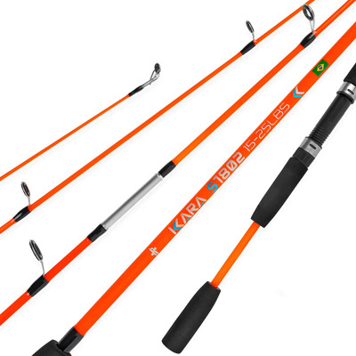 Vara Molinete Albatroz Kara New 1,80m 25lbs 2 Partes - Cores | Frete grátis