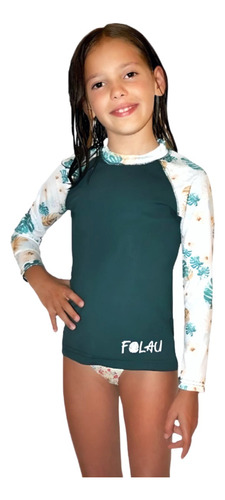 Remera Proteccion Solar Uv50 (certificadas)folau® Youth Full