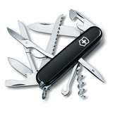 Victorinox (137133) Multiherramienta Huntsman Negra 15 Usos