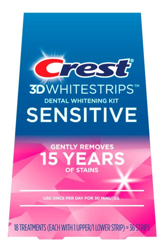 Crest 3d Kit De Blanqueamiento Dental En Casa, 14 Tratamient