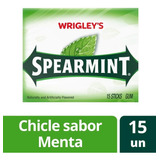 Caja 15 Chicles Wrigleys Spearmint Menta Original Importados