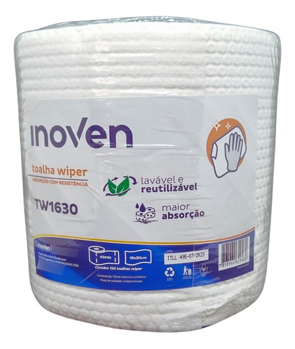 Toalha Descartável Pedicure 16x30 Cm Alta Absorçao Branco 