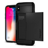 Apple iPhone X Spigen Crystal Wallet Carcasa Protectora