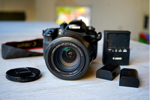  Canon Eos 60d Dslr Color  Negro 