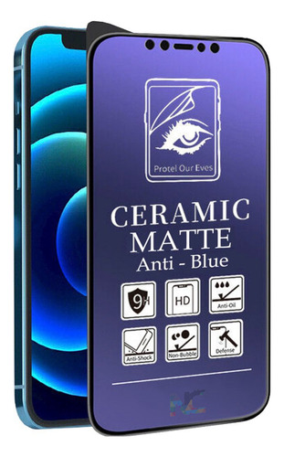 Película Cerâmica Fosca Anti Blue Uv Para Samsung Serie