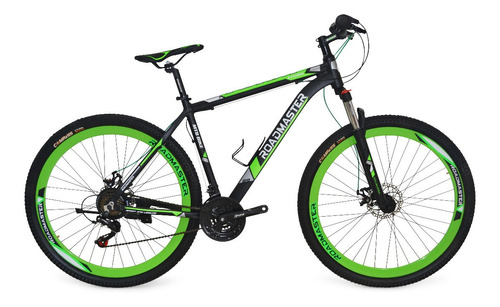 Bicicleta Roadmaster Storm 29 F.disco Bloq Suspension Cambios Shimano Tournye 21v Color Verde Tamaño Del Marco M 18