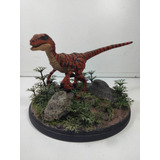 Hammond Collection Velociraptor  Custom Minidiorama 