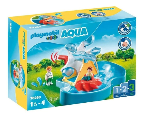 Playmobil 123 Carrousel Acuatico Aqua 70268 Con Accesorios