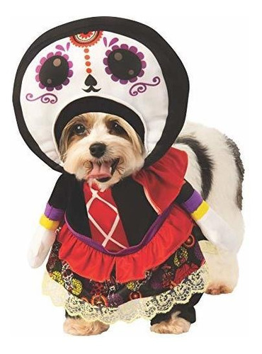 Ropa Gato - Rubie's Day Of The Dead Lady Pet Costume