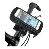 Soporte Porta Celular Bici Bolso Impermeable Sujecion Caño 