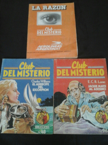 Lote Club Del Misterio - 3 Ejs