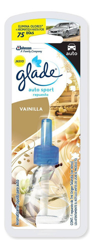 Aromatizante Glade Para Auto Vainilla Recarga 7ml