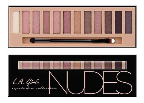 Sombras Para Ojos Nudes 12 Tonos L.a. Girl Beauty Brick