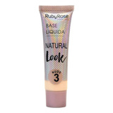 Base Líquida Natural Look Nude 3 Ruby Rose