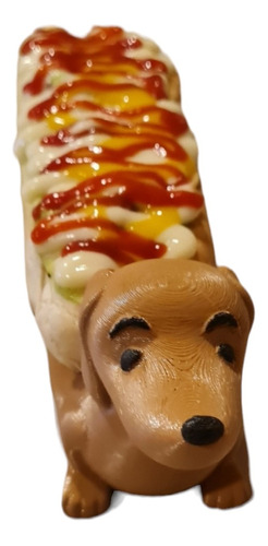 Porta Completos Perro Salchicha Hot Dog (1 Unidad)