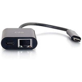 Hub Usb-c A Ethernet / Power Delivery Usb-c C2g Negro