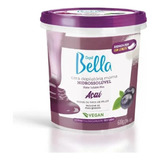 Cera Depilatoria Depil Bella Hidrossolúvel Vegan Açaí 600gr