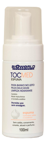 Tocmed Espuma Skincare Alívio Cicatrização Proteção 100ml