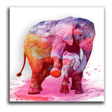 Cuadro Elefante Pintura L