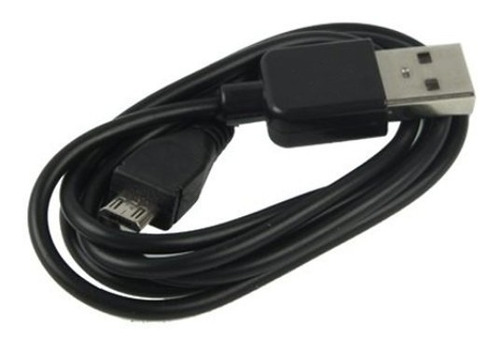 Cable Micro Usb 1 Mt Resistente Negro Calidad En Packaging