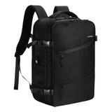 Mochila De Viaje Grande De 40l Con Puerto Carga Usb_negro