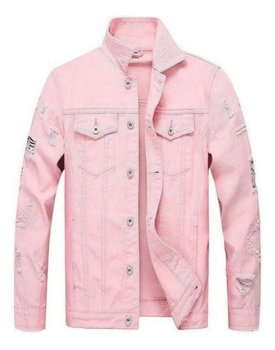 Ropa Retro Hombre Ropa Ocio Chaquetas Mezclilla Masculina