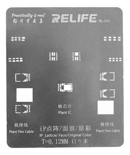 Stencil Face Id iPhone Dot Proyector - Rl-044 Relife 