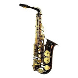 Saxofon Alto Silvertone Slsx020 Llaves Y Pabellon Dorado