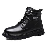 Botas Martin Impermeables De Cuero De Moda Para Hombres