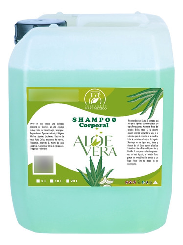 Jabón Corporal De Aloe Vera 5 Litros