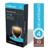 10 Cápsulas De Café Caffesso Decaffeinato - Para Nespresso