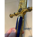 Espada Punhal Medieval Antigo Com Coldre E Cabo Ornamentado