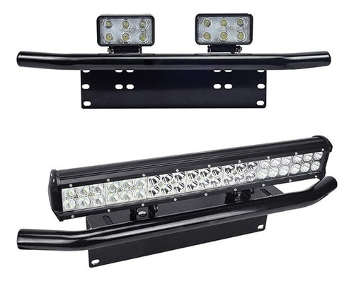 Soporte Barra Faros Base Led Modificadas Delantero Para Jeep