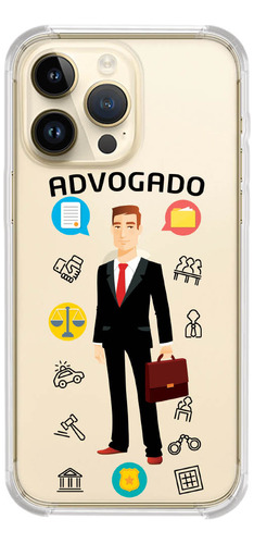 Capinha Compativel Modelos iPhone Advogado 0550